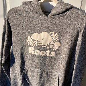 Roots Canada Classic Beaver Logo - Hooded Sweatshirt M